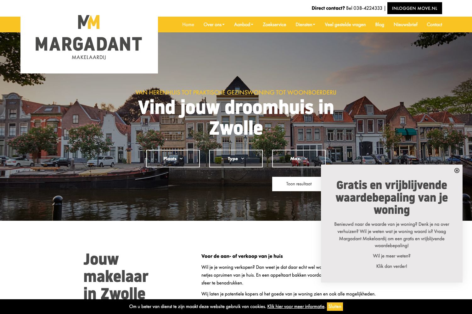Website screenshot https://margadant.nl