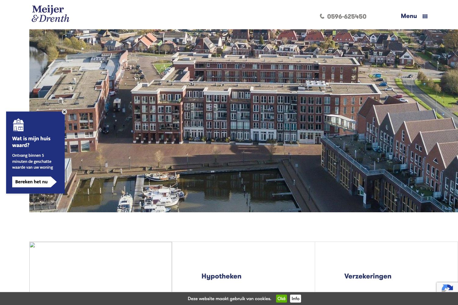 Website screenshot https://meijerendrenth.nl