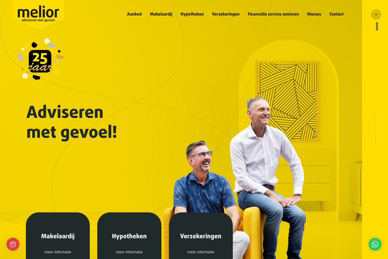 Website screenshot https://melior.nl