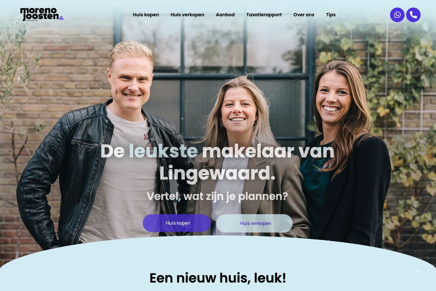 Website screenshot https://morenojoosten.nl