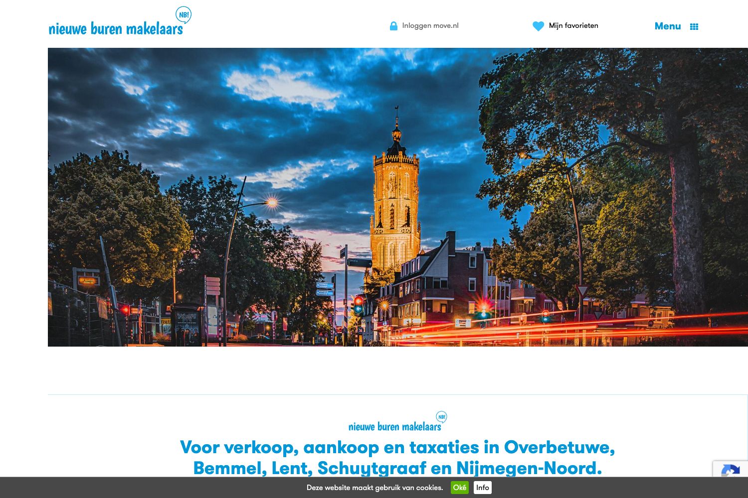 Website screenshot https://nieuweburenelst.nl