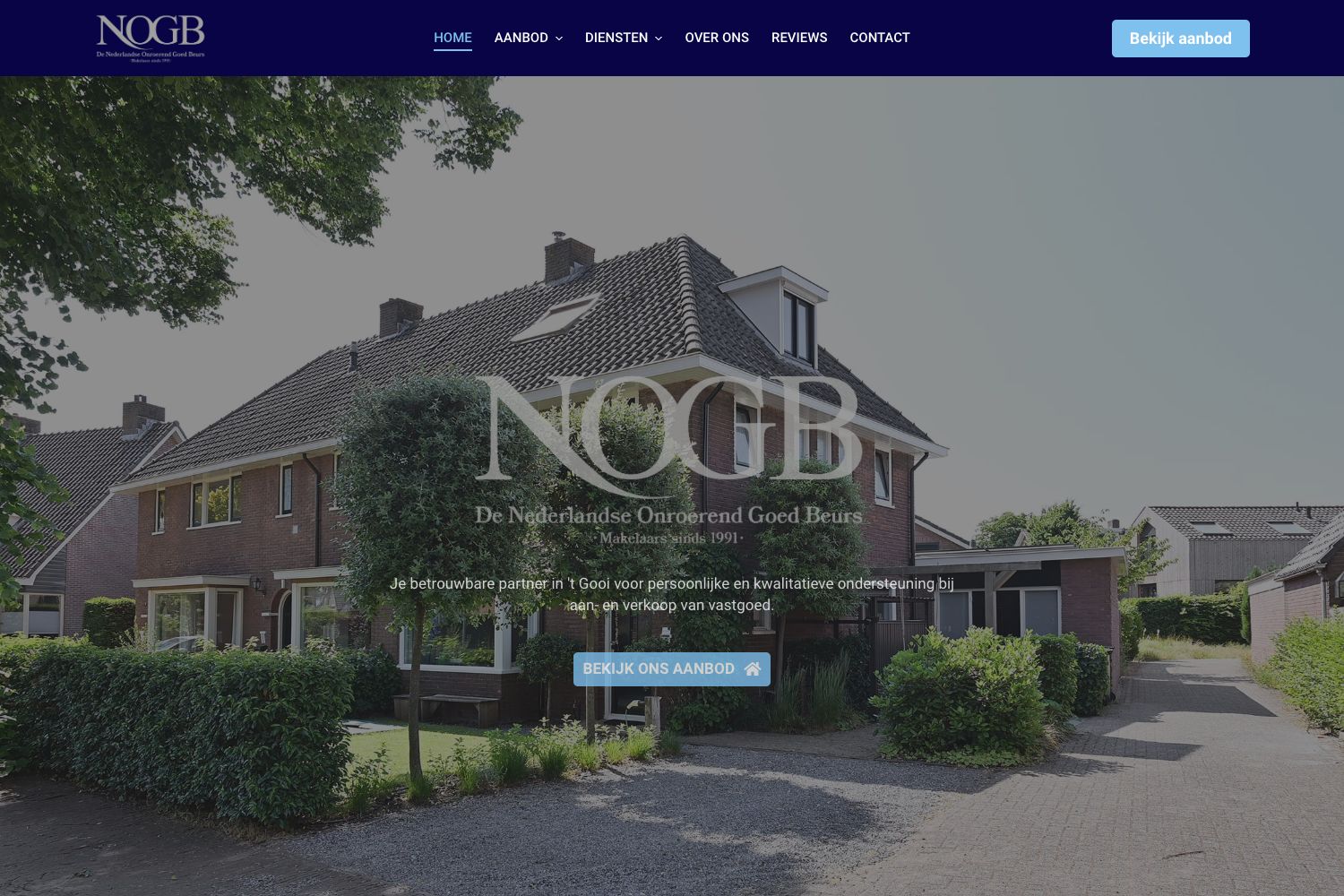 Website screenshot https://nogb.nl