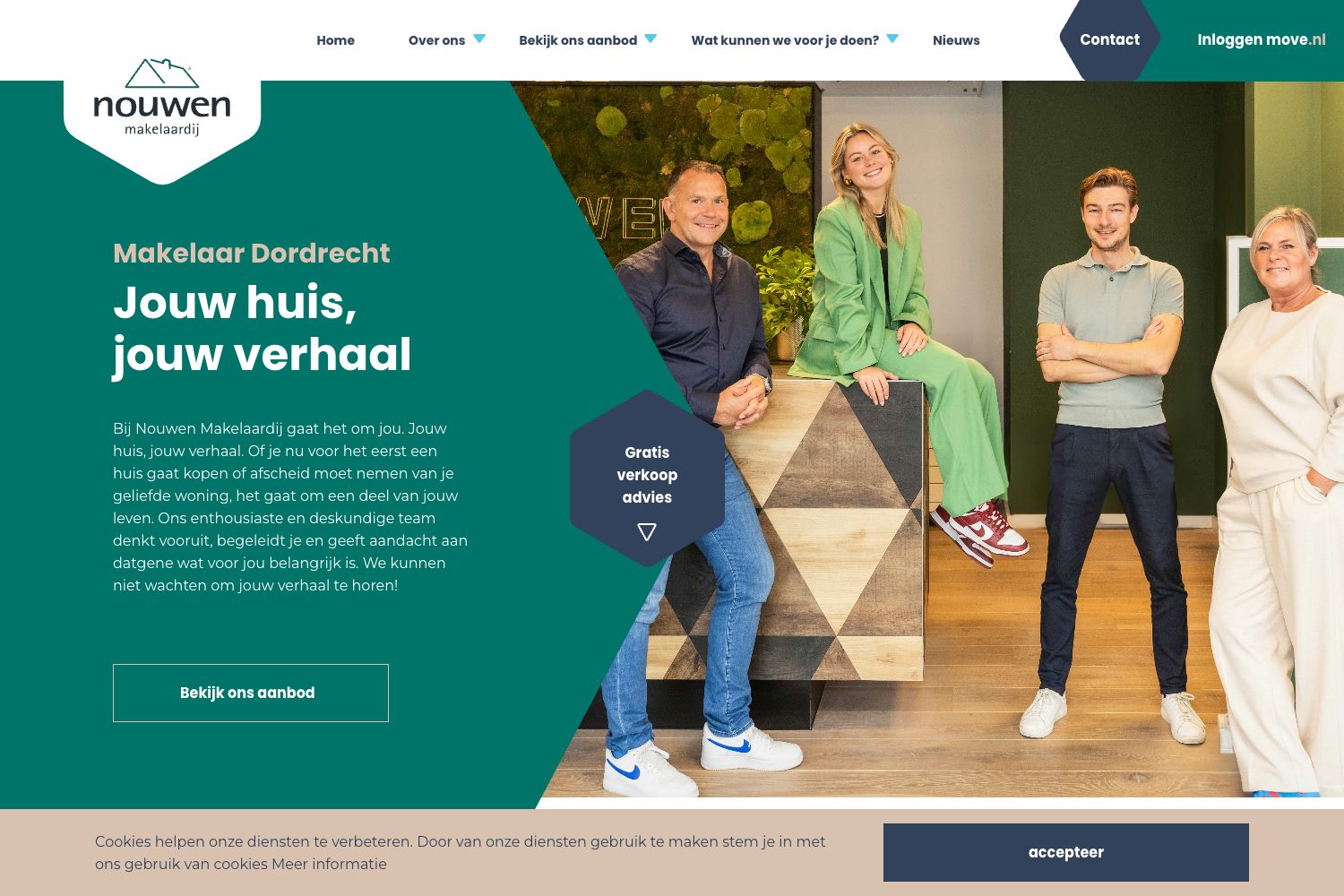 Website screenshot https://nouwen.nl