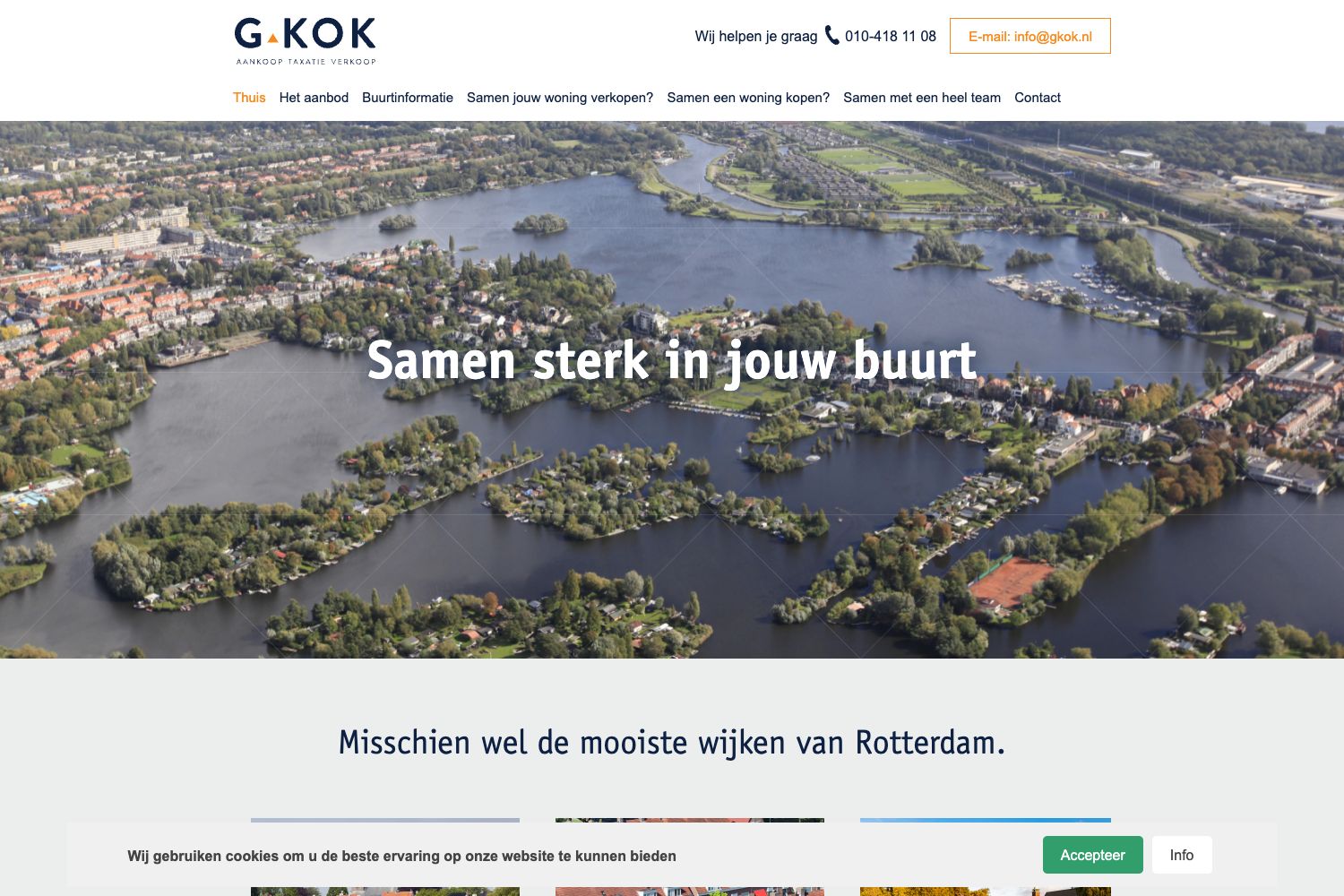 Website screenshot https://gkok.nl