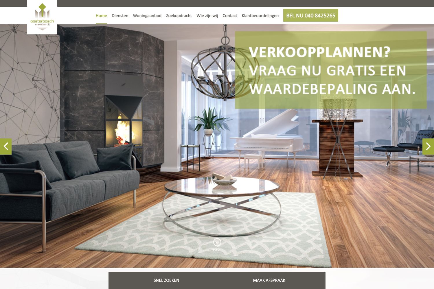 Website screenshot https://oosterboschmakelaardij.nl