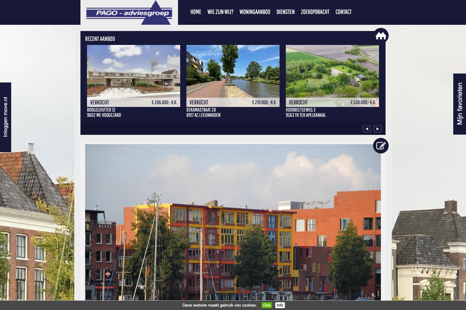 Website screenshot https://pago-adviesgroep.nl