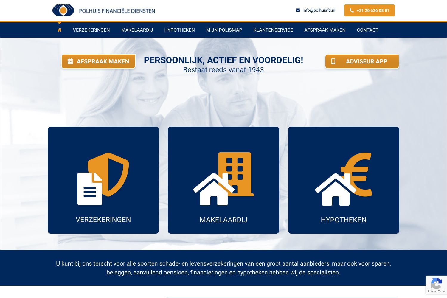 Website screenshot https://polhuisfd.nl