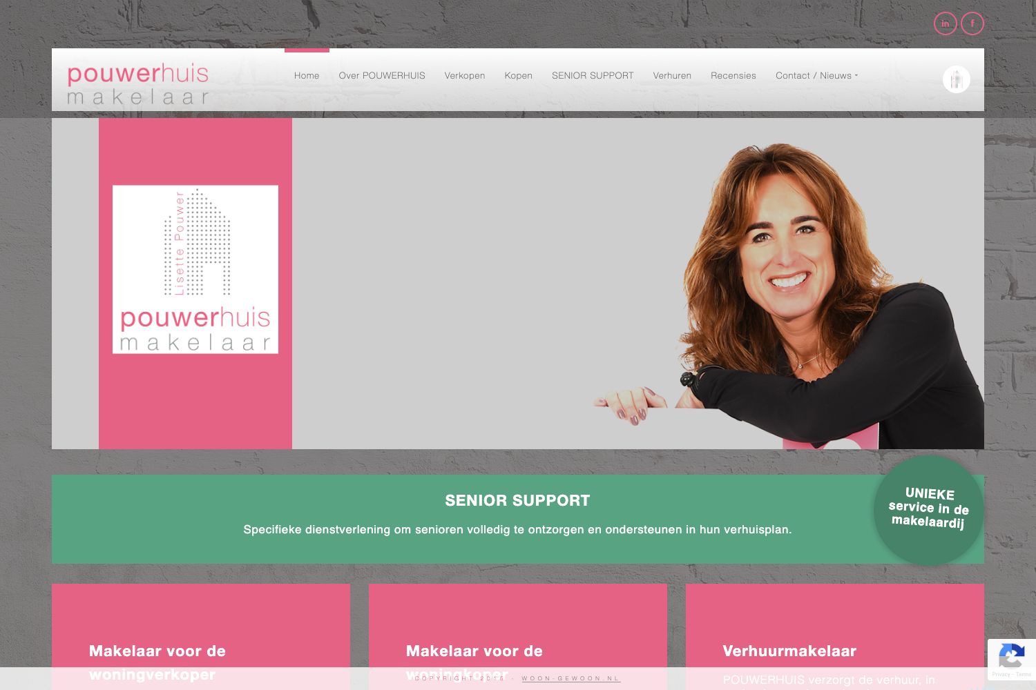 Website screenshot https://pouwerhuis.nl