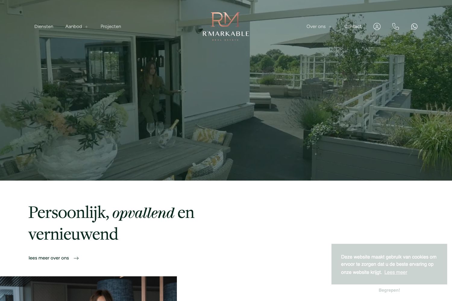 Website screenshot https://rmarkable.nl