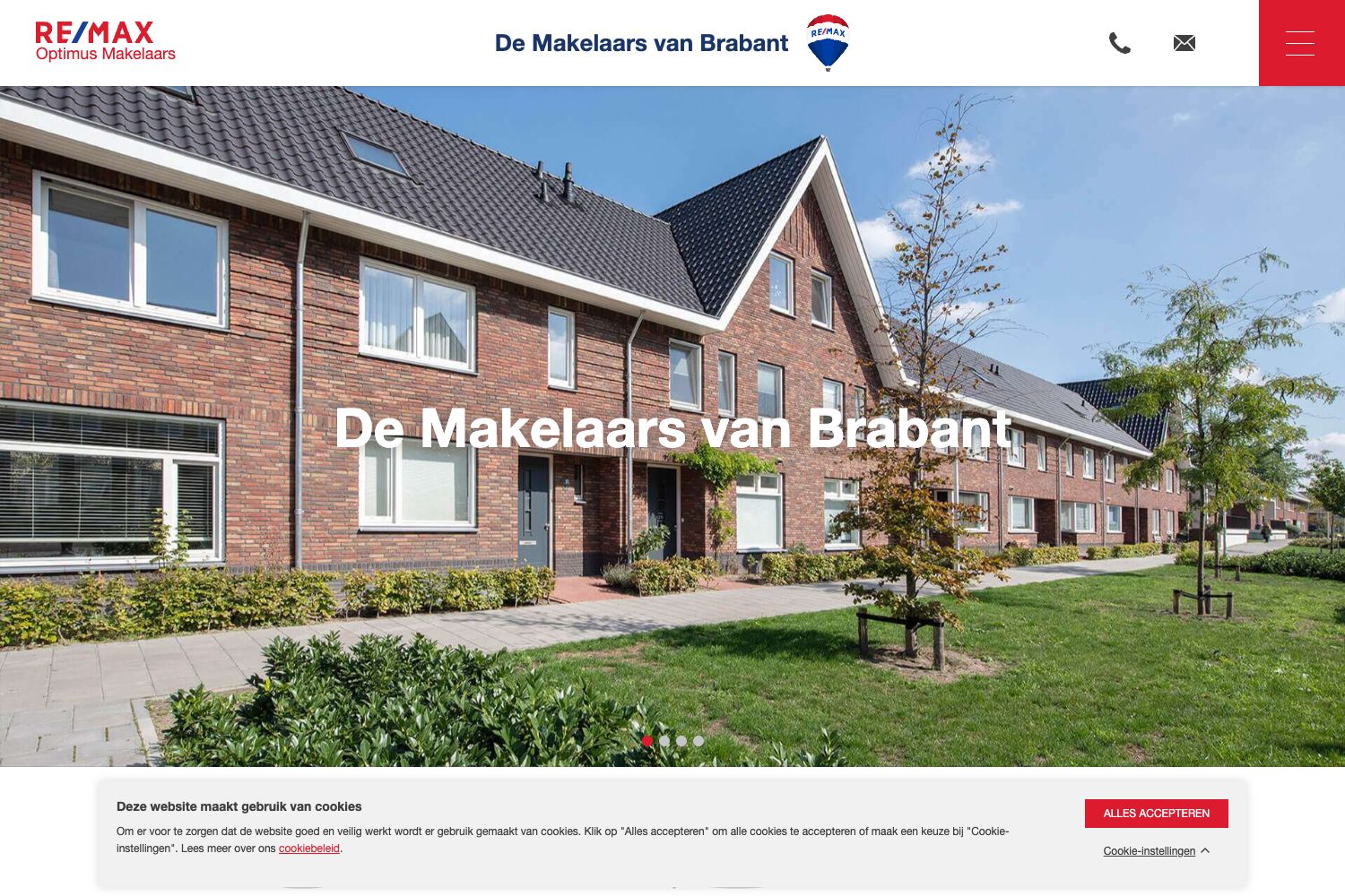 Website screenshot https://makelaars-in-brabant.nl