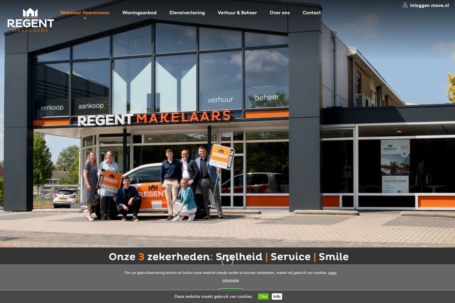 Website screenshot https://regentmakelaars.nl
