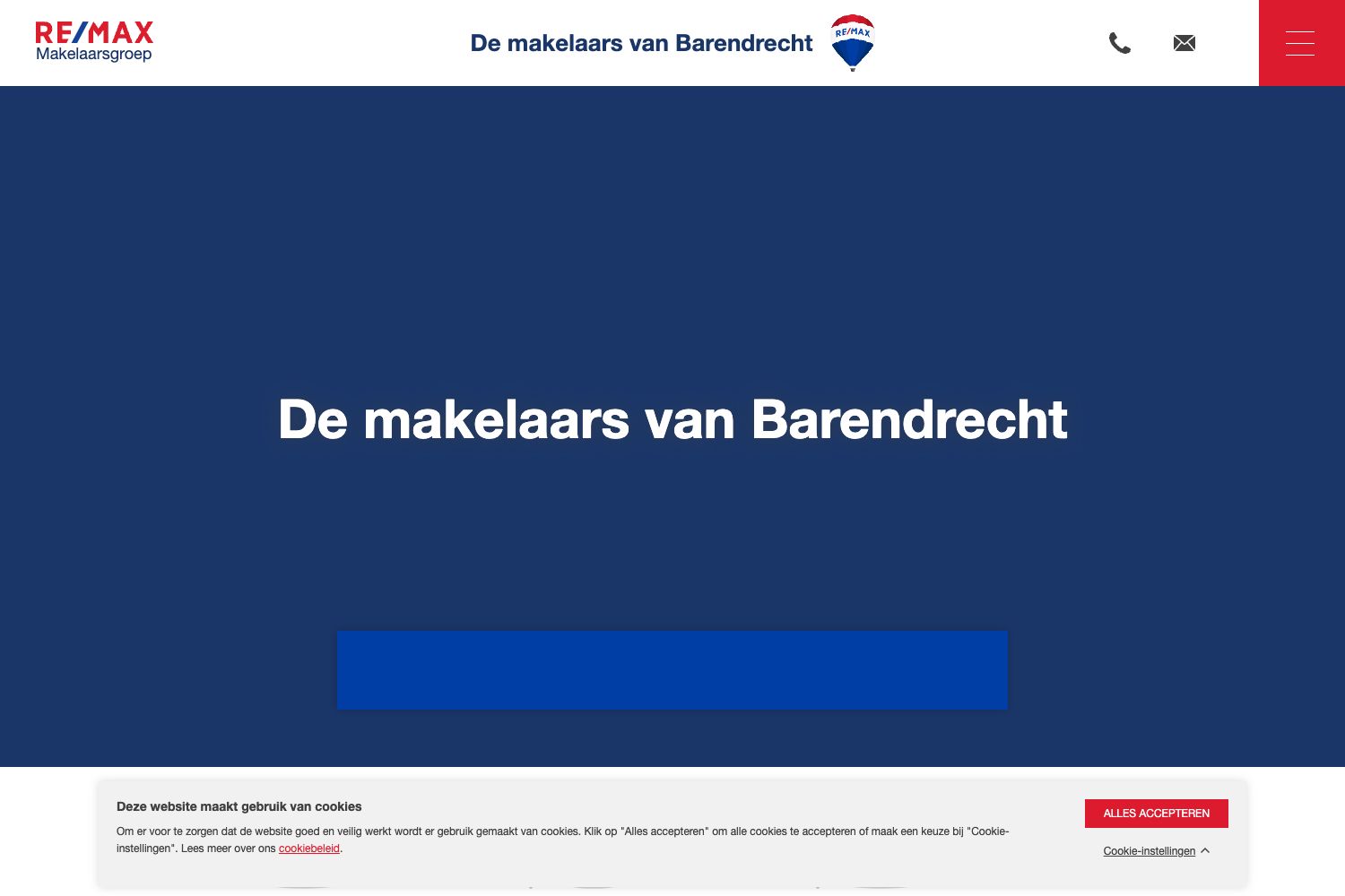 Website screenshot https://remax-mg.nl