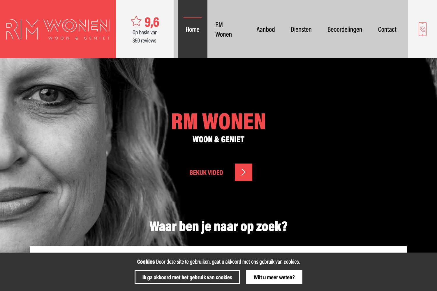 Website screenshot https://rmwonen.nl