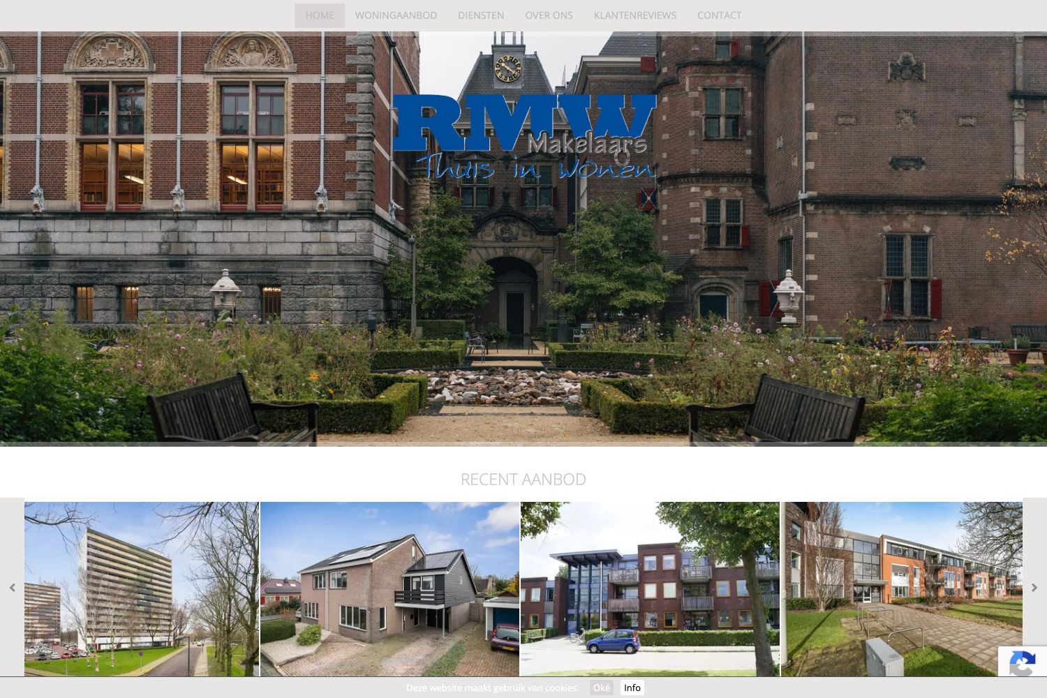 Website screenshot https://rmwmakelaars.nl