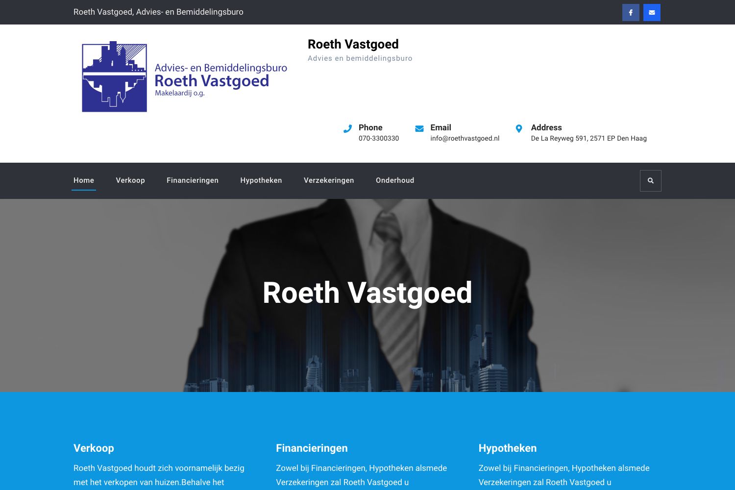 Website screenshot https://roethvastgoed.nl
