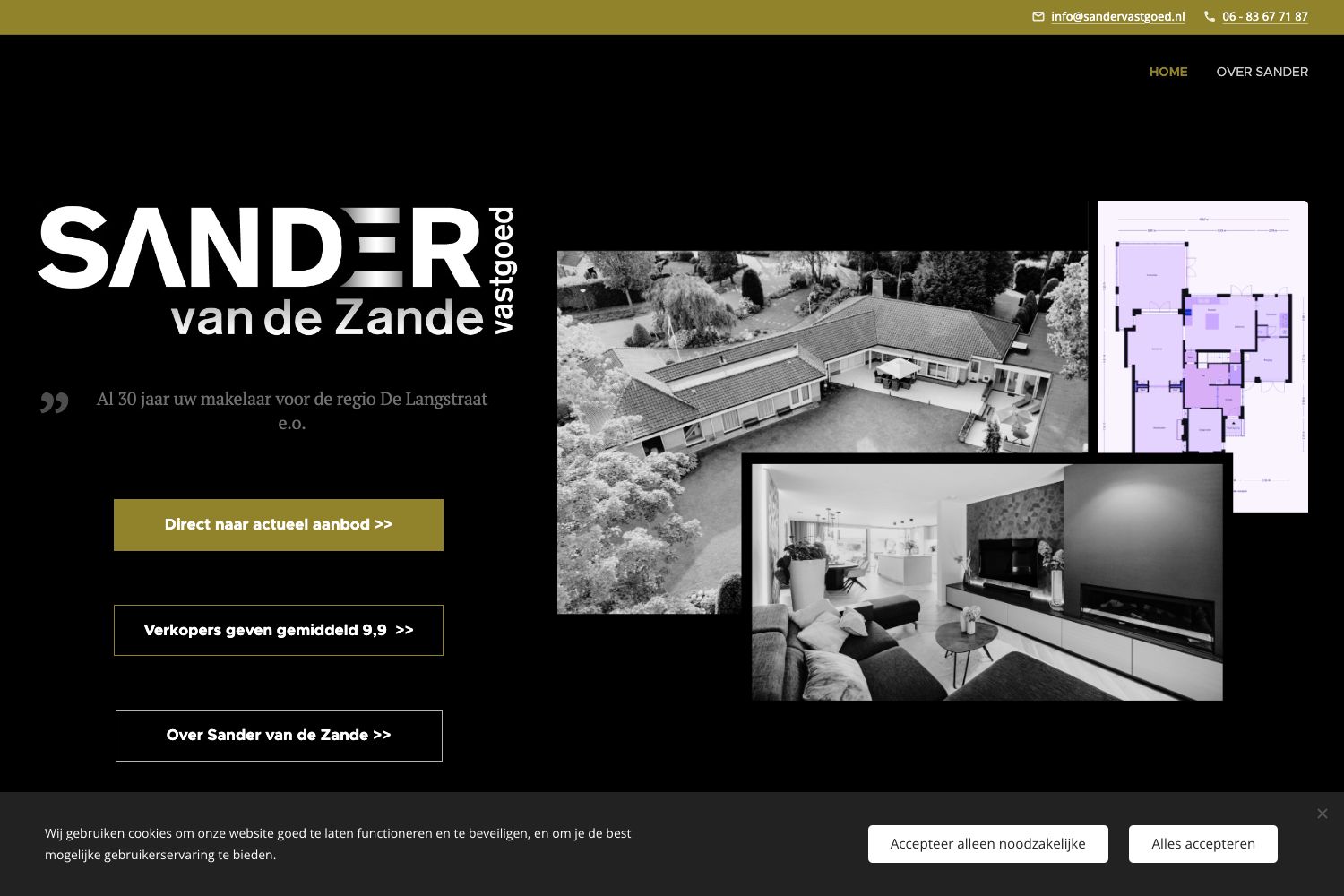 Website screenshot https://sandervastgoed.nl