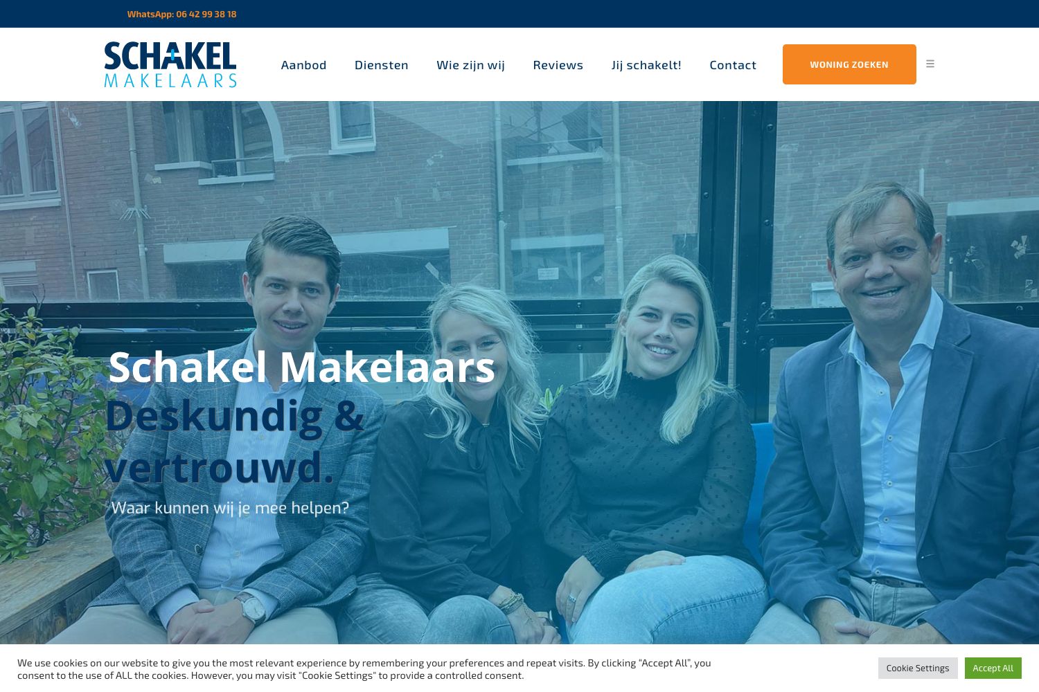 Website screenshot https://schakel.nl