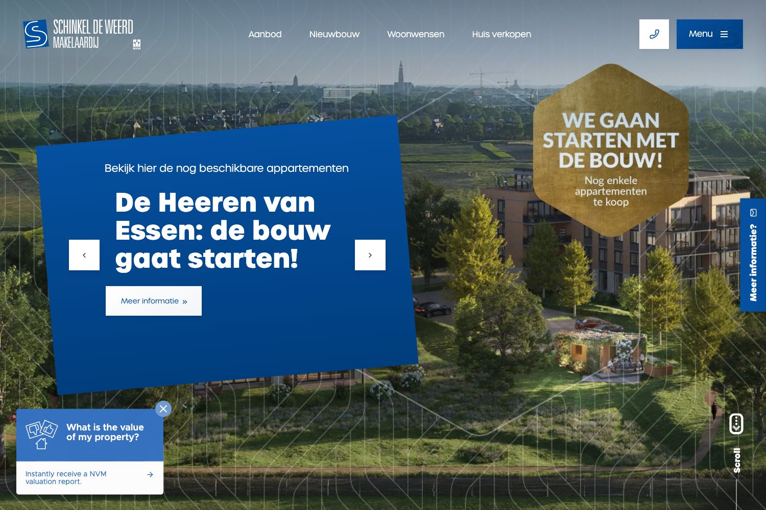 Website screenshot https://schinkeldeweerd.nl