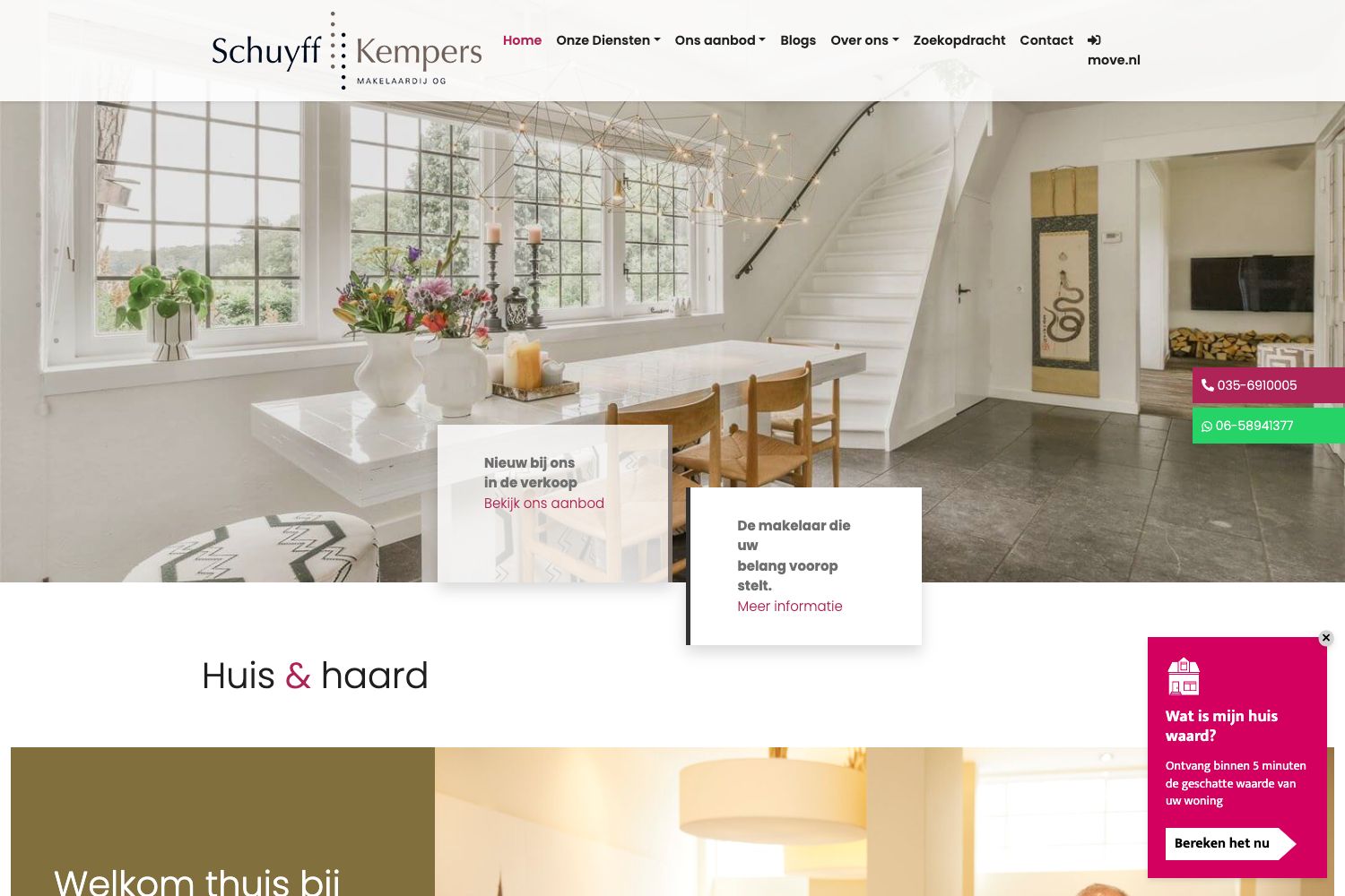 Website screenshot https://schuyff-kempers.nl