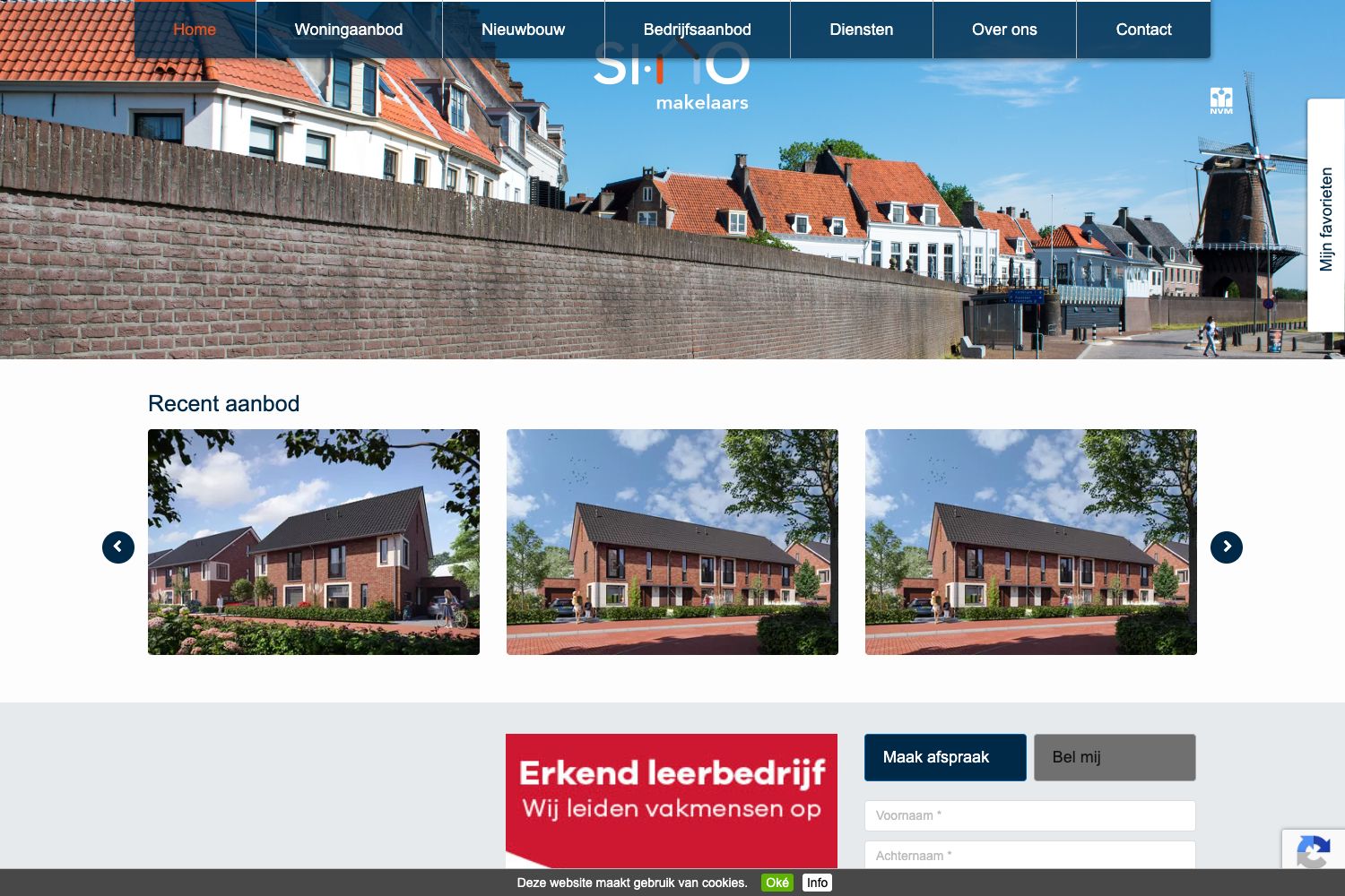 Website screenshot https://si-no.nl