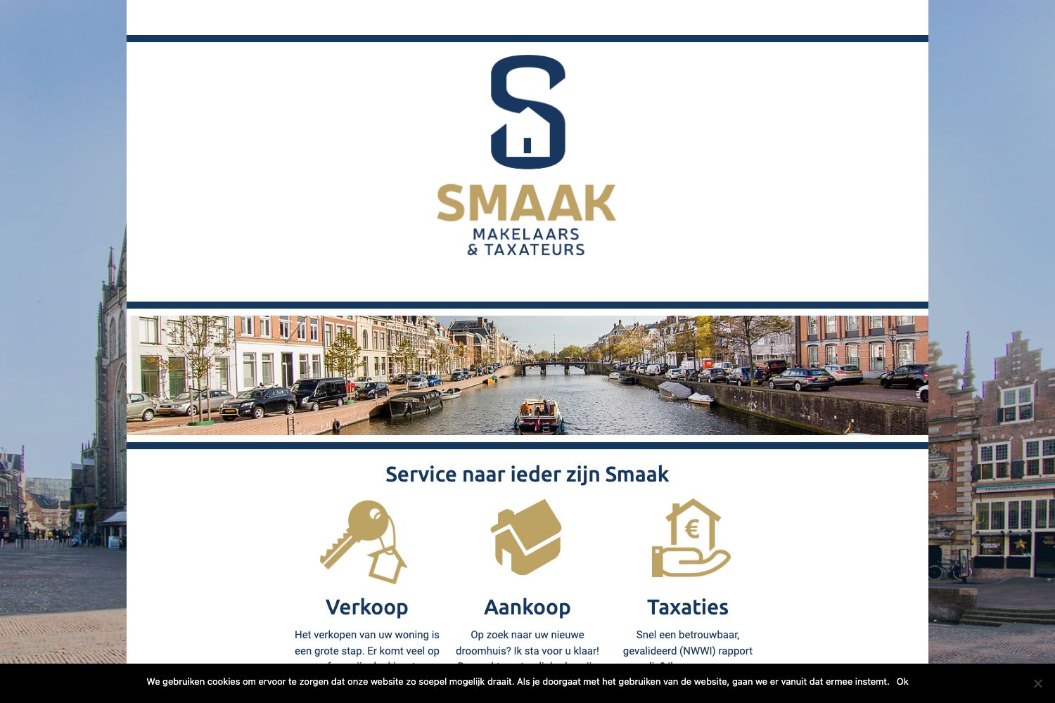 Website screenshot https://smaakmakelaars.nl