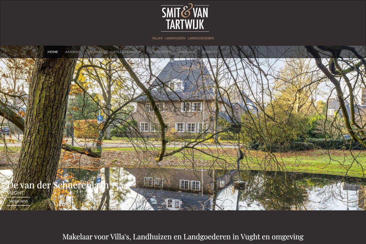 Website screenshot https://smitenvantartwijkmakelaars.nl