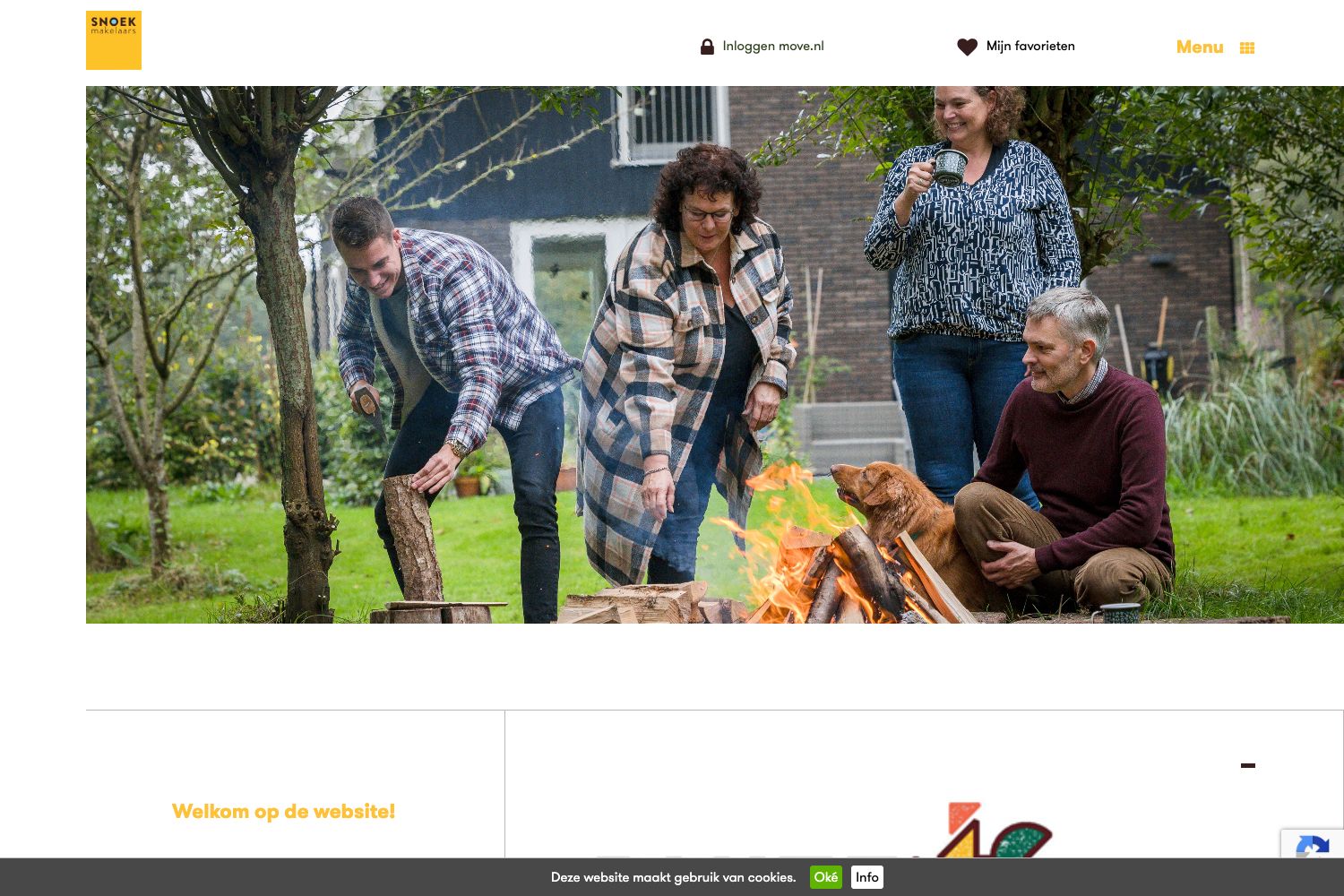 Website screenshot https://snoekmakelaars.nl