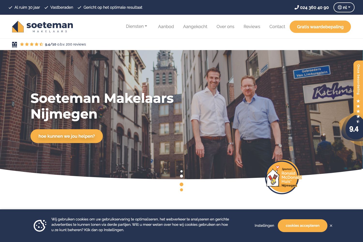 Website screenshot https://soeteman.nl