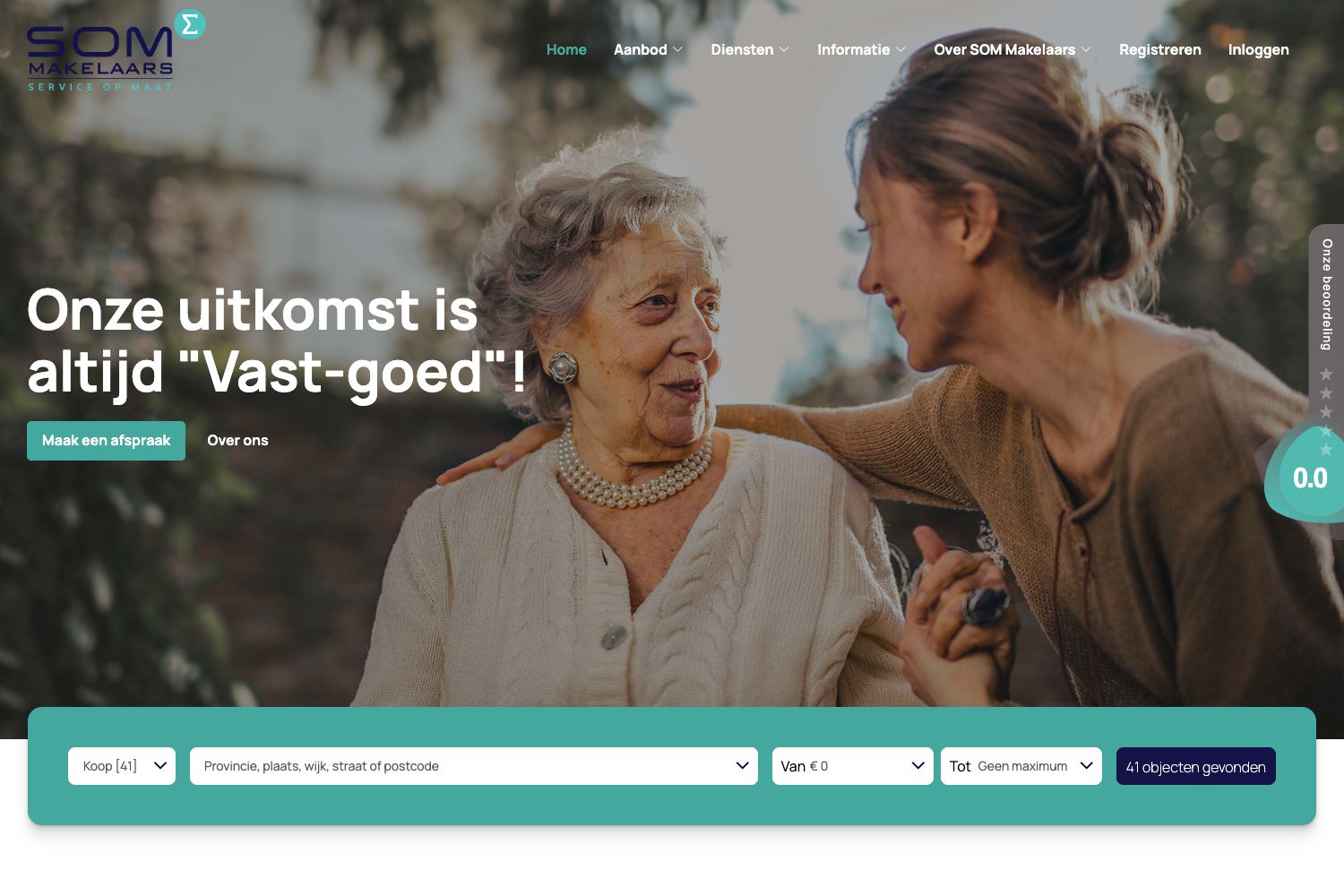 Website screenshot https://sommakelaars.nl