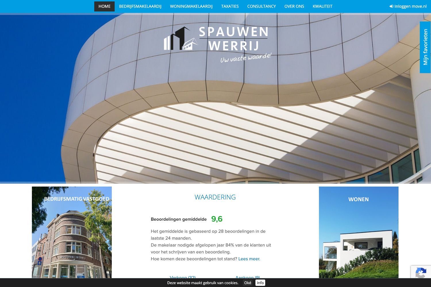 Website screenshot https://spauwen-werrij.nl
