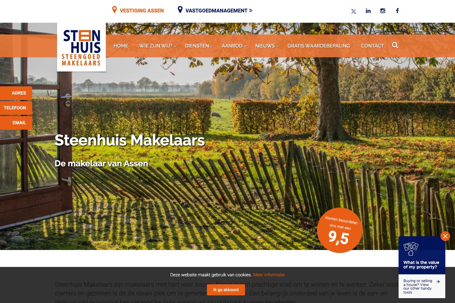 Website screenshot https://steenhuis.nl