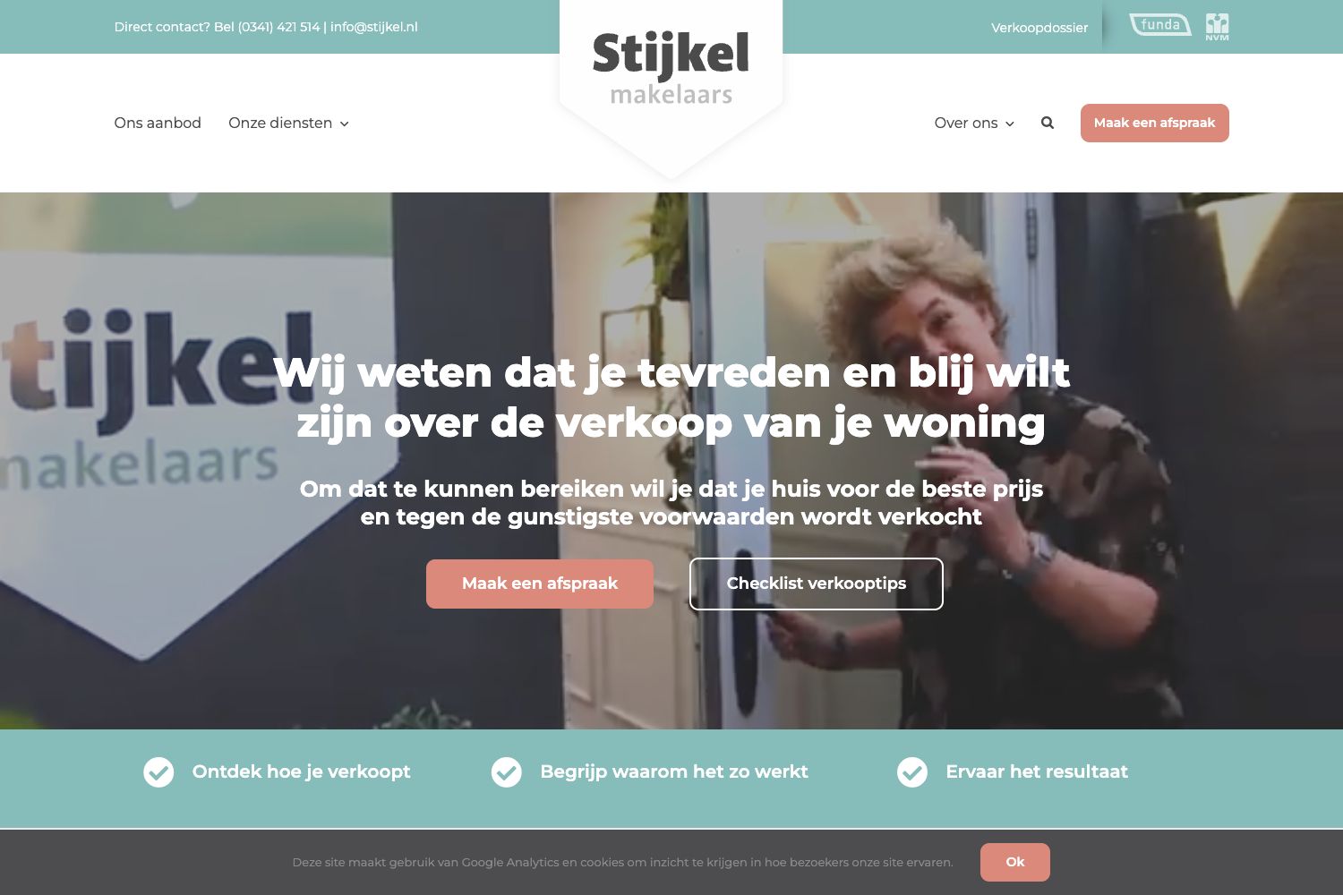 Website screenshot https://stijkel.nl