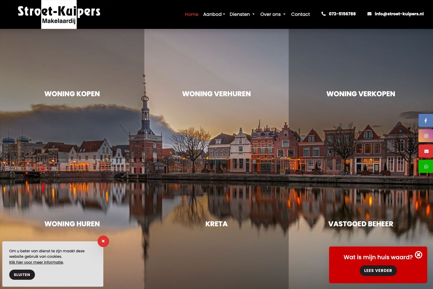 Website screenshot https://stroet-kuipers.nl