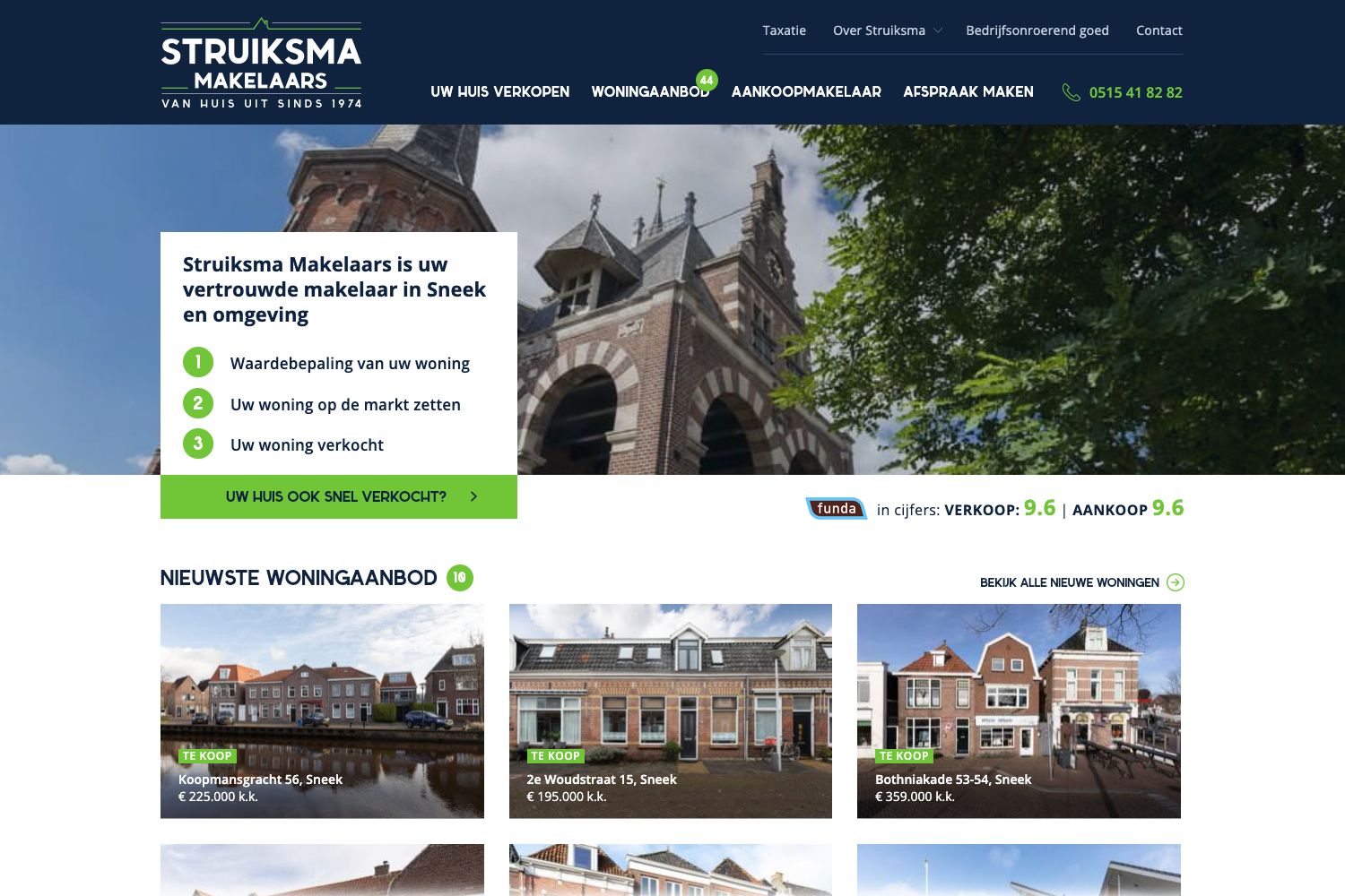 Website screenshot https://struiksmamakelaars.nl