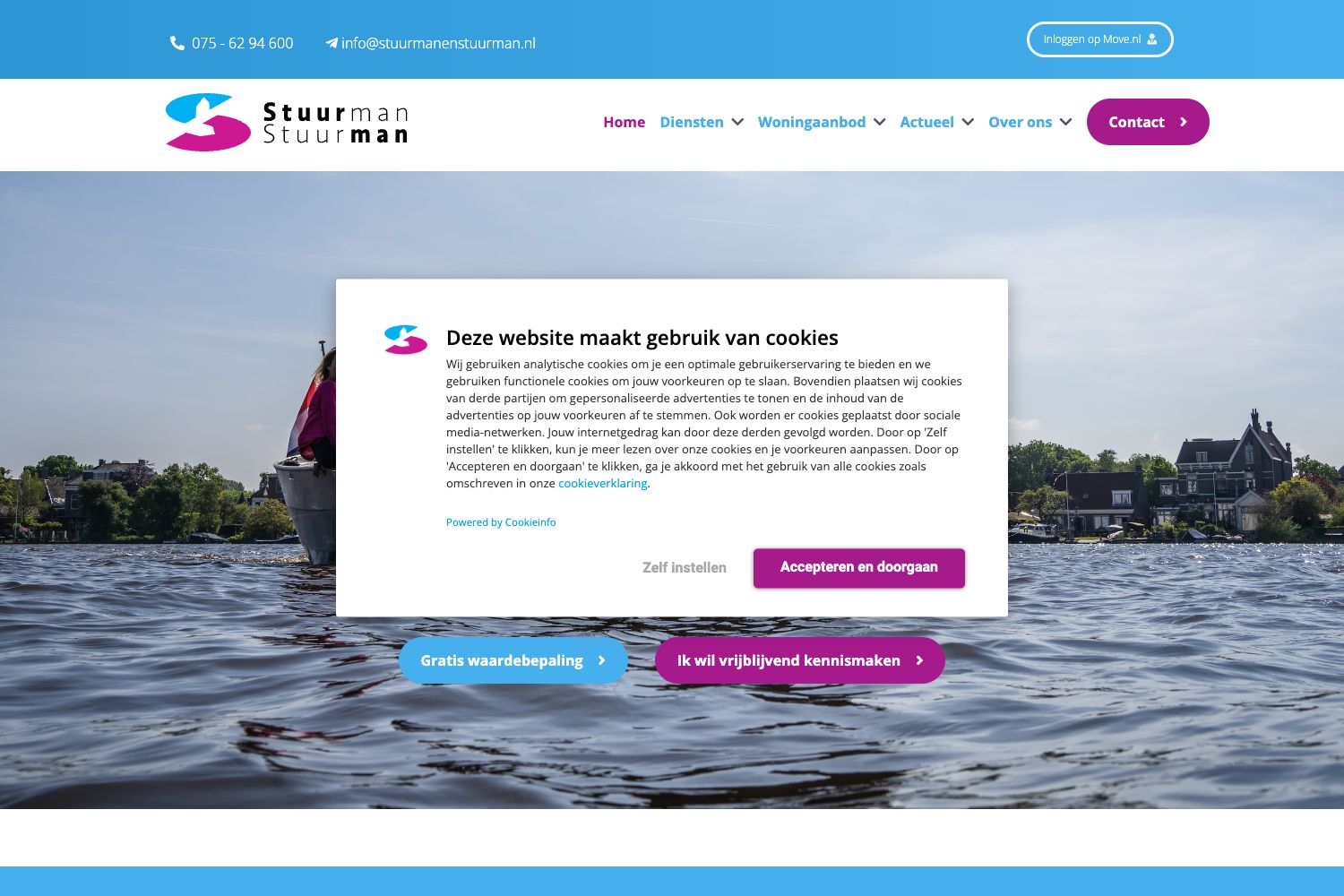 Website screenshot https://stuurmanenstuurman.nl