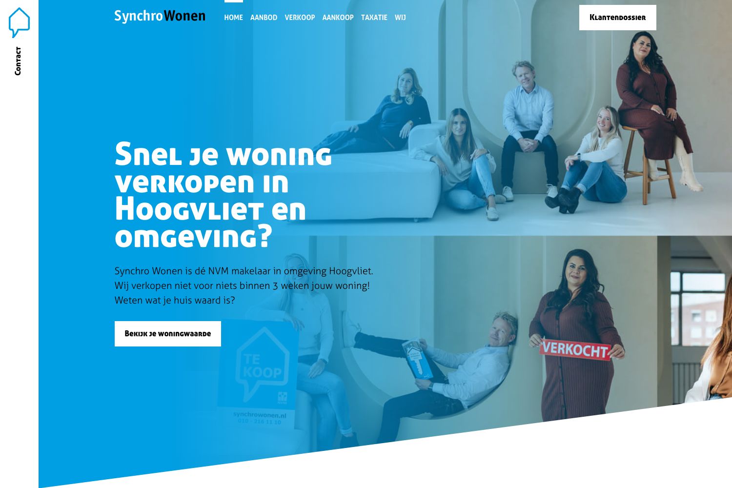 Website screenshot https://synchrowonen.nl