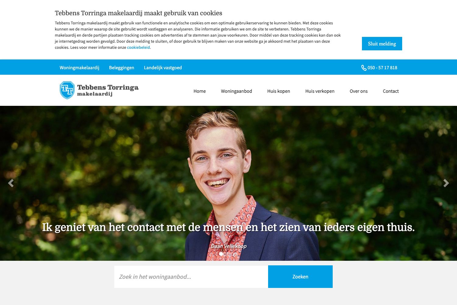 Website screenshot https://tebbenstorringa.nl