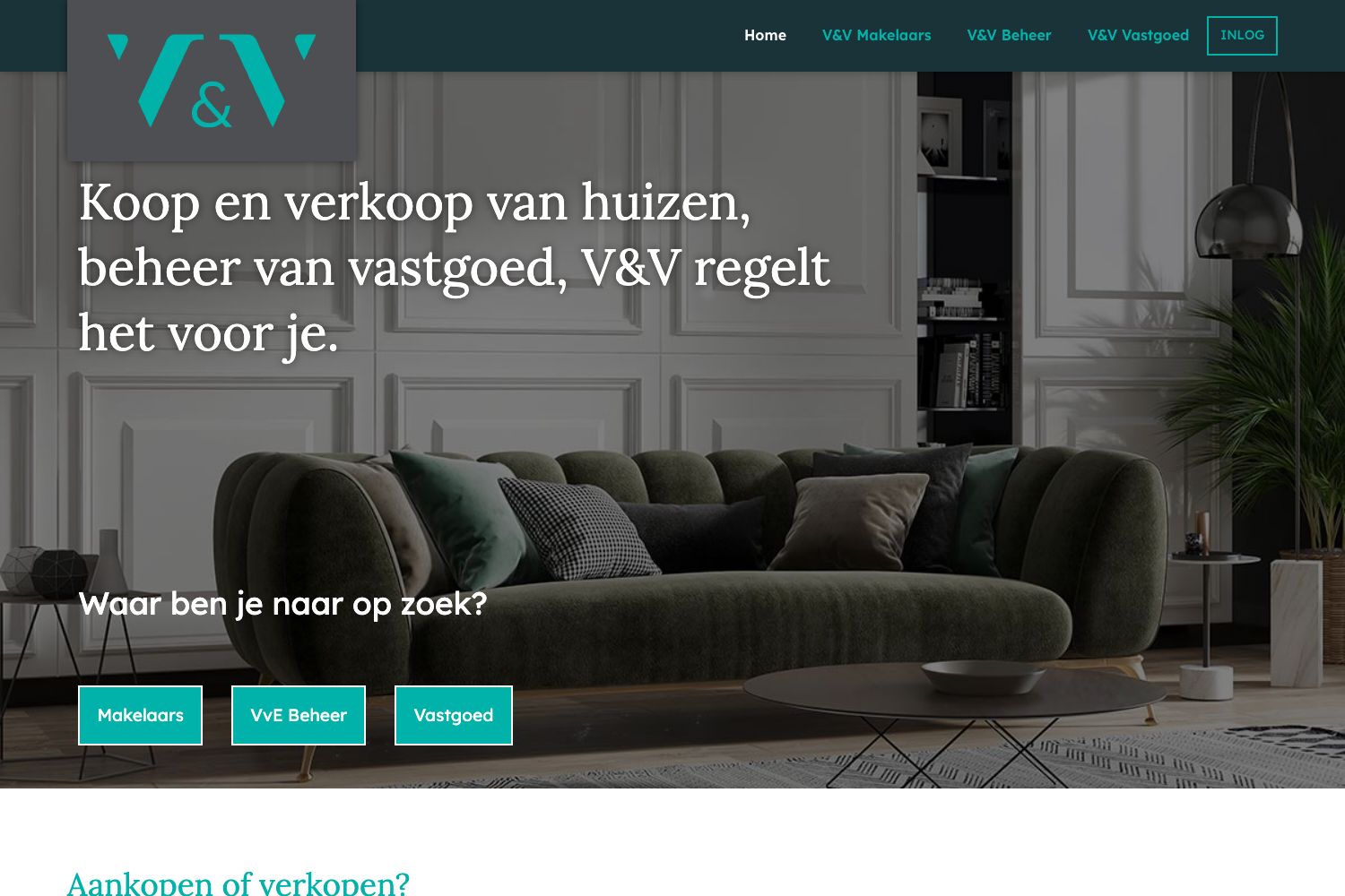 Website screenshot https://venvbeheer.nl