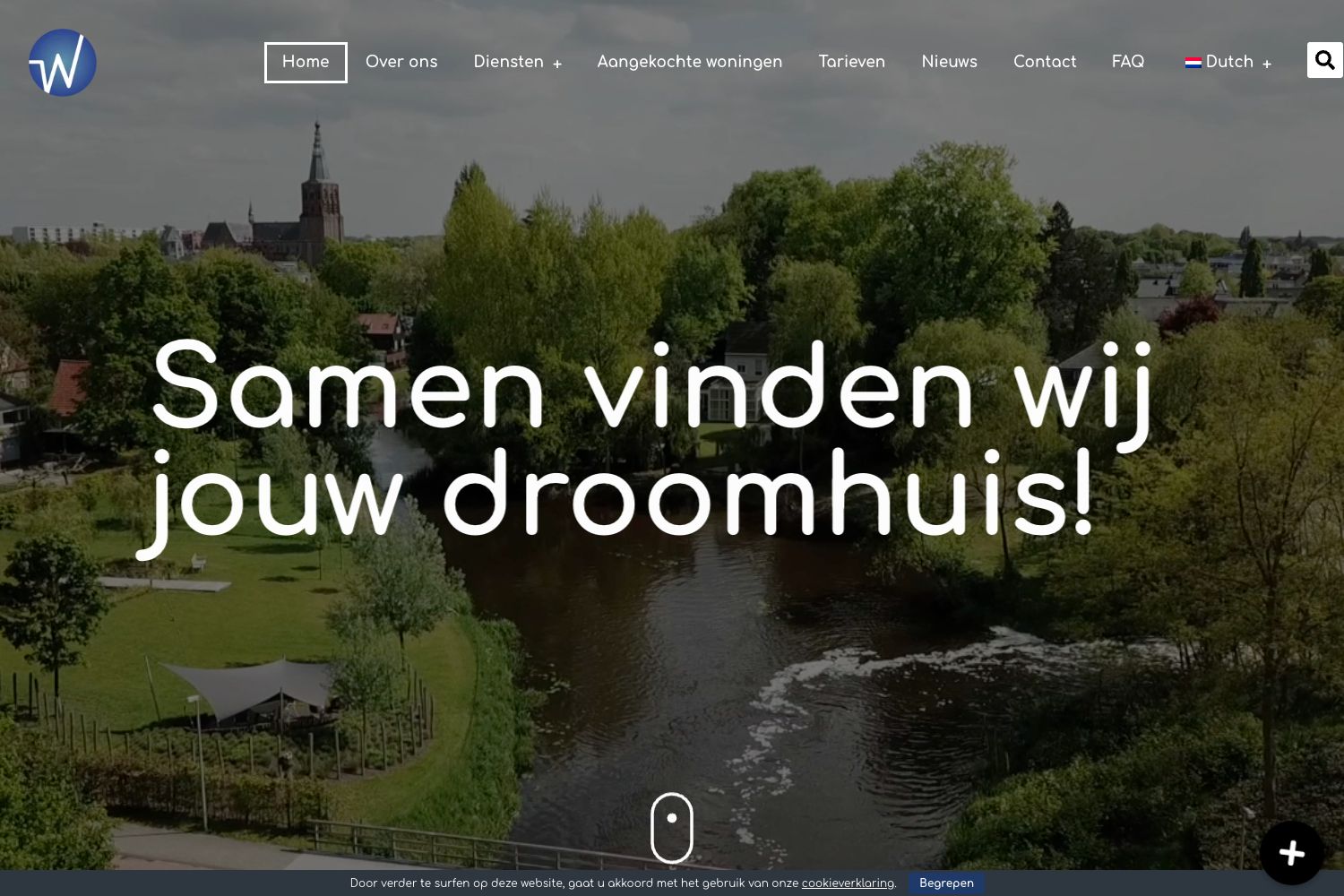 Website screenshot https://atotwonen.nl
