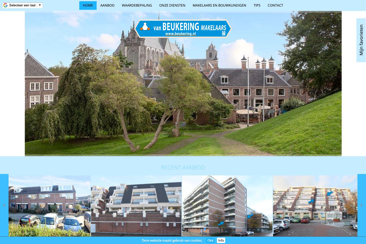 Website screenshot https://beukering.nl