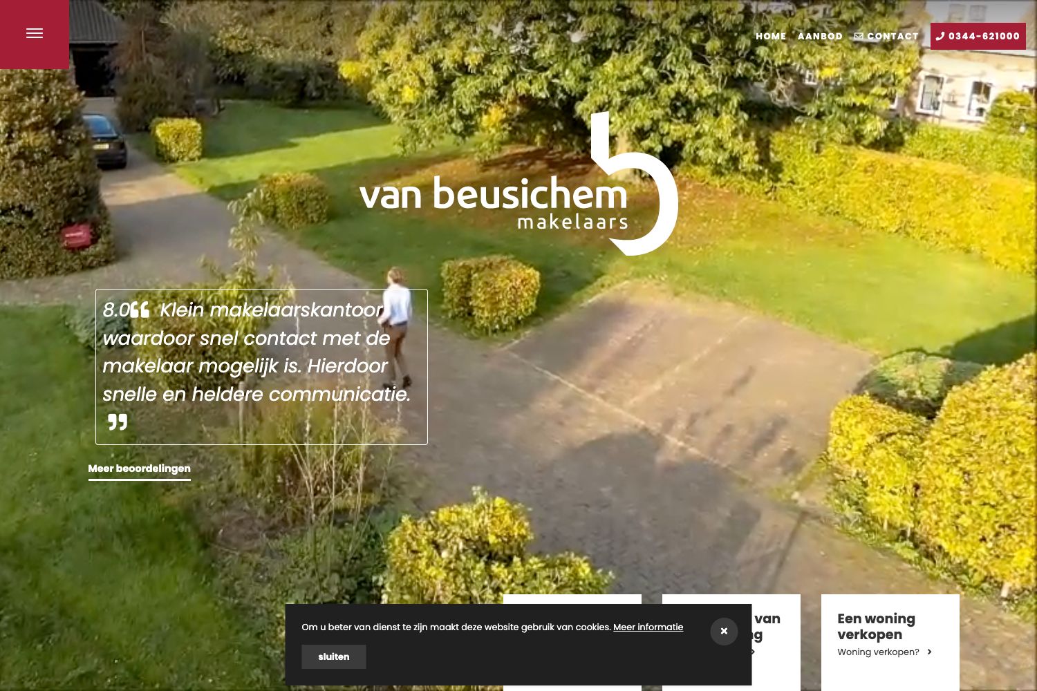 Website screenshot https://vanbeusichem.nl