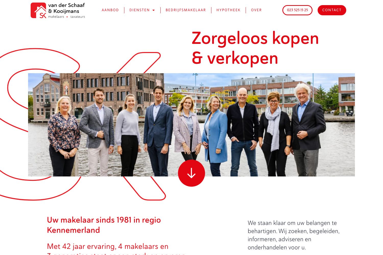 Website screenshot https://skmakelaars.nl