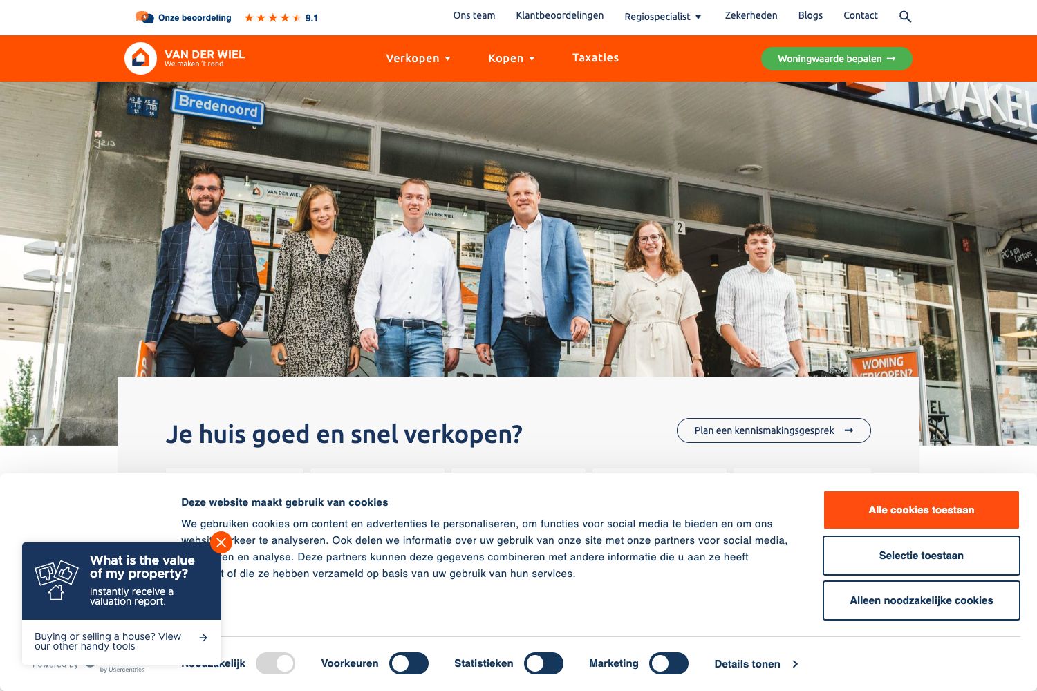 Website screenshot https://wielmak.nl