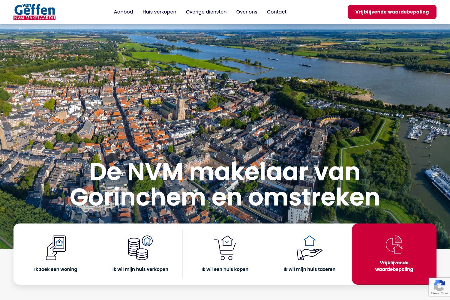 Website screenshot https://vangeffen.nl