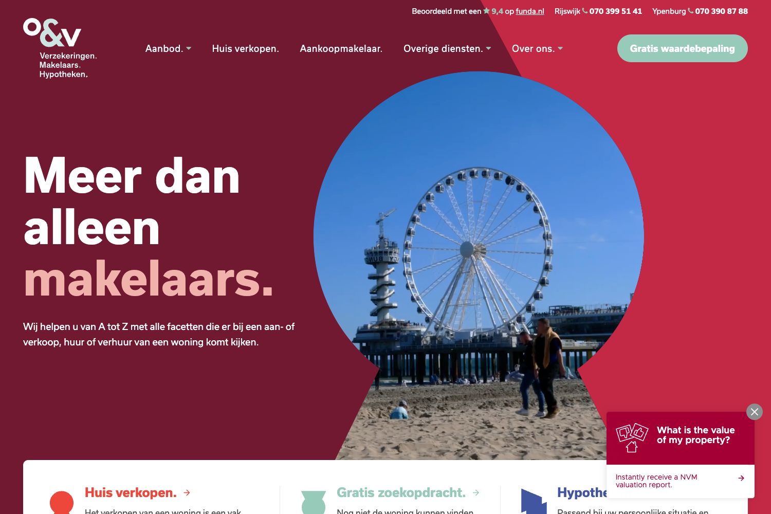Website screenshot https://ovmak.nl