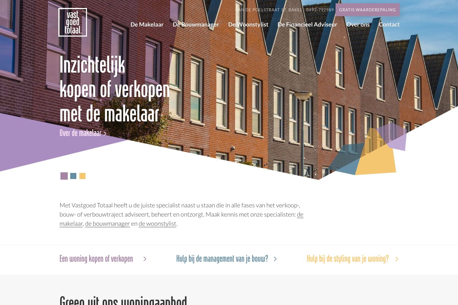 Website screenshot https://vastgoed-totaal.nl