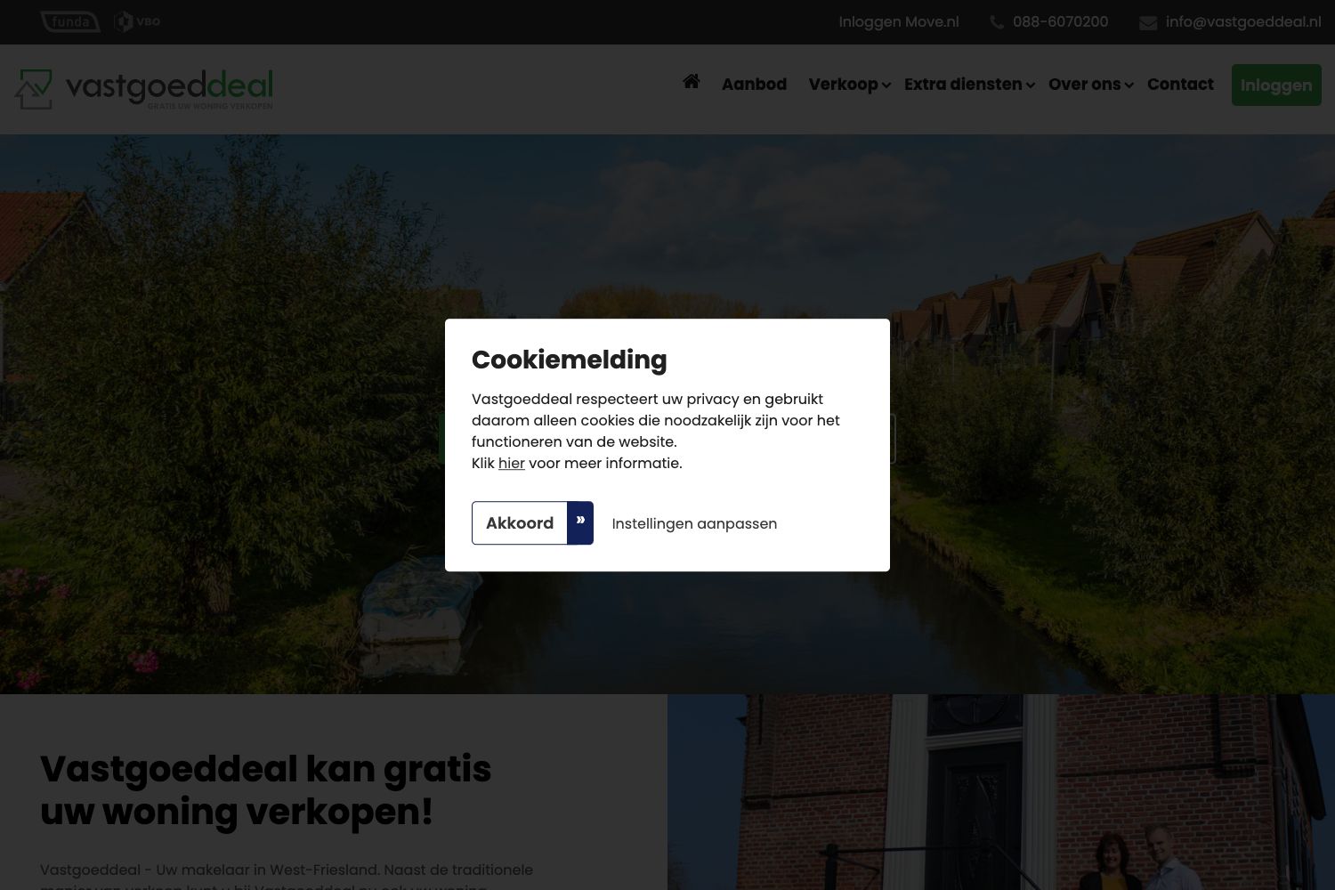 Website screenshot https://vastgoeddeal.nl