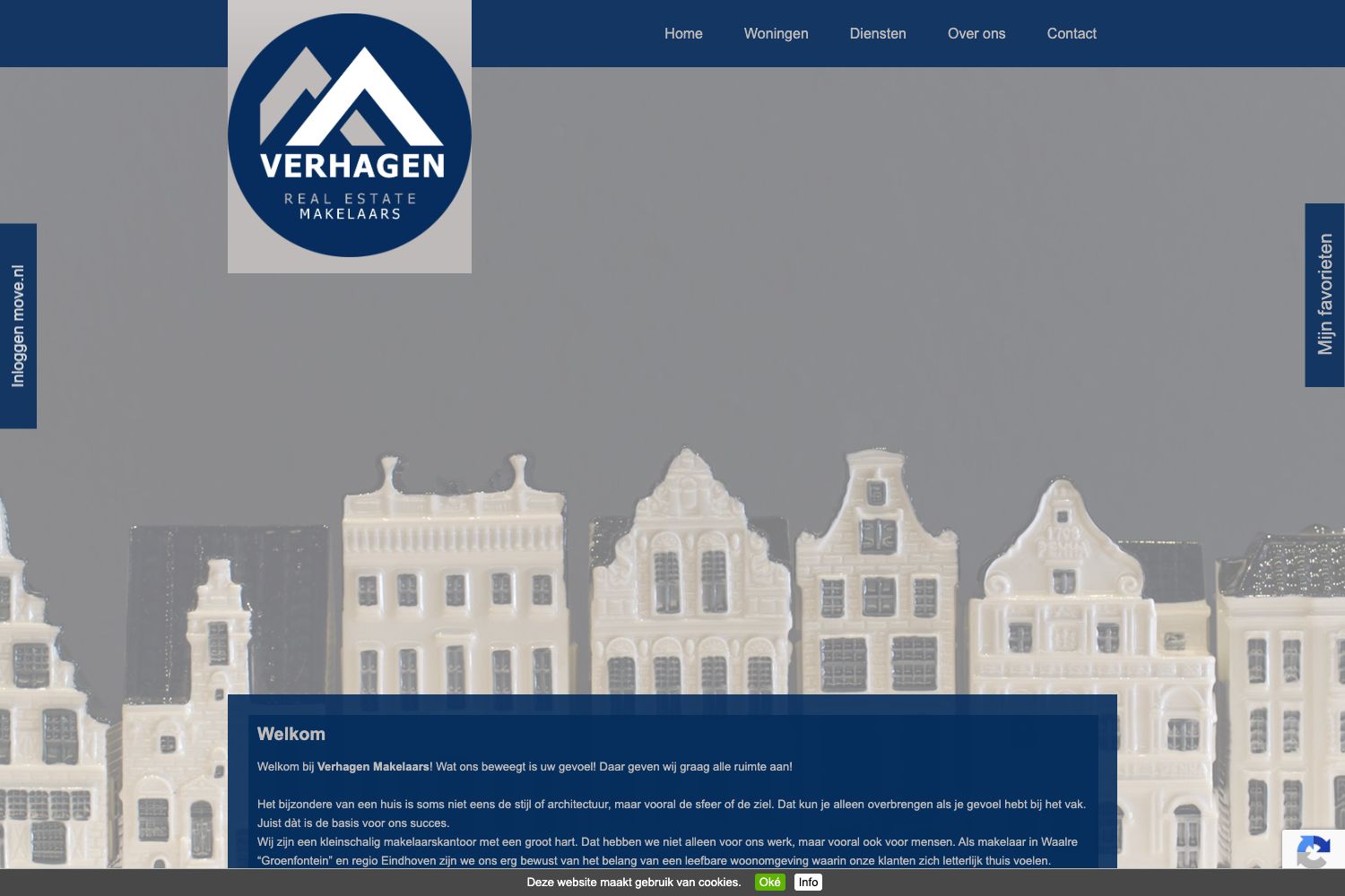 Website screenshot https://verhagenmakelaars.nl