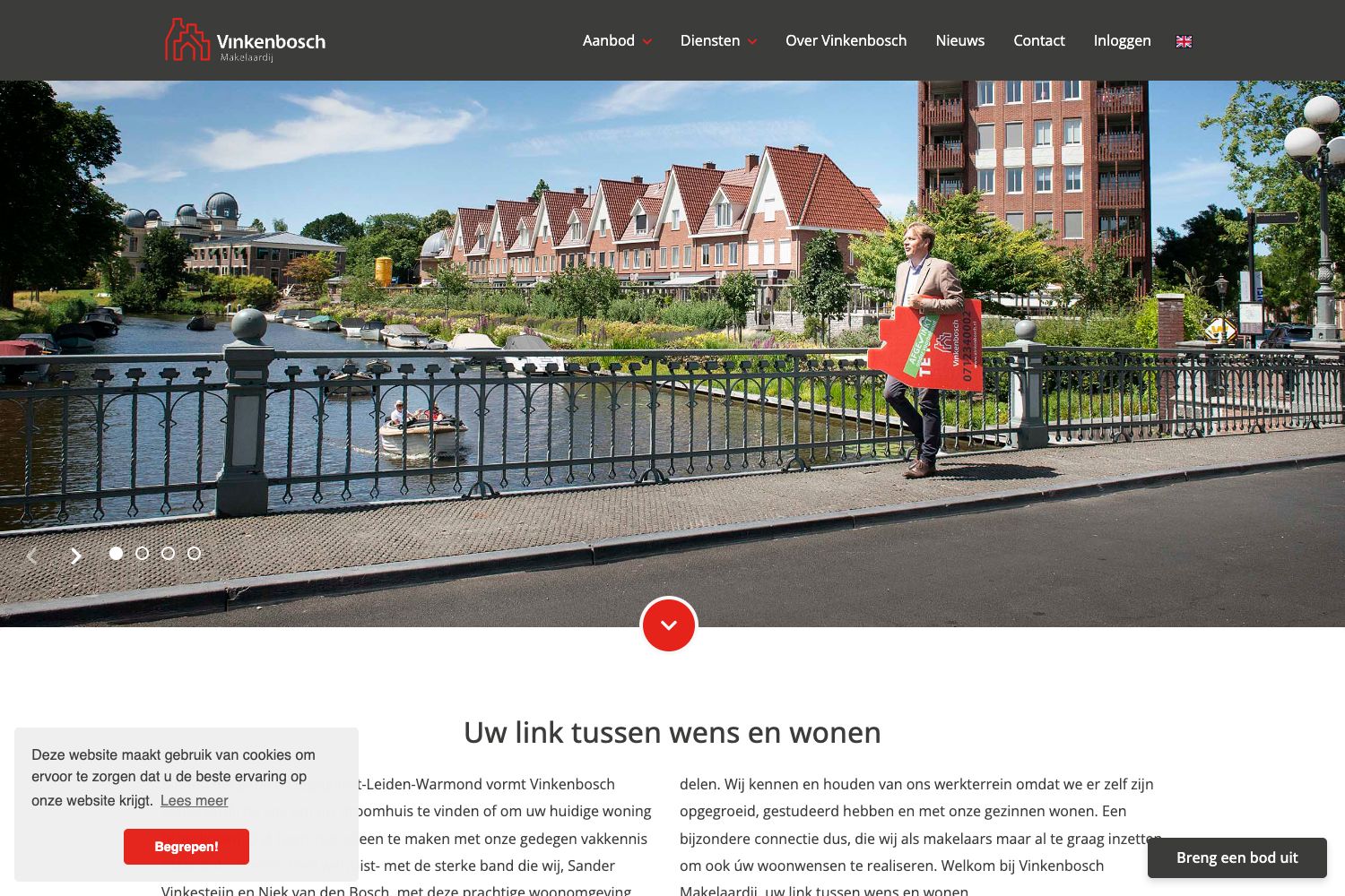 Website screenshot https://vinkenbosch.nl