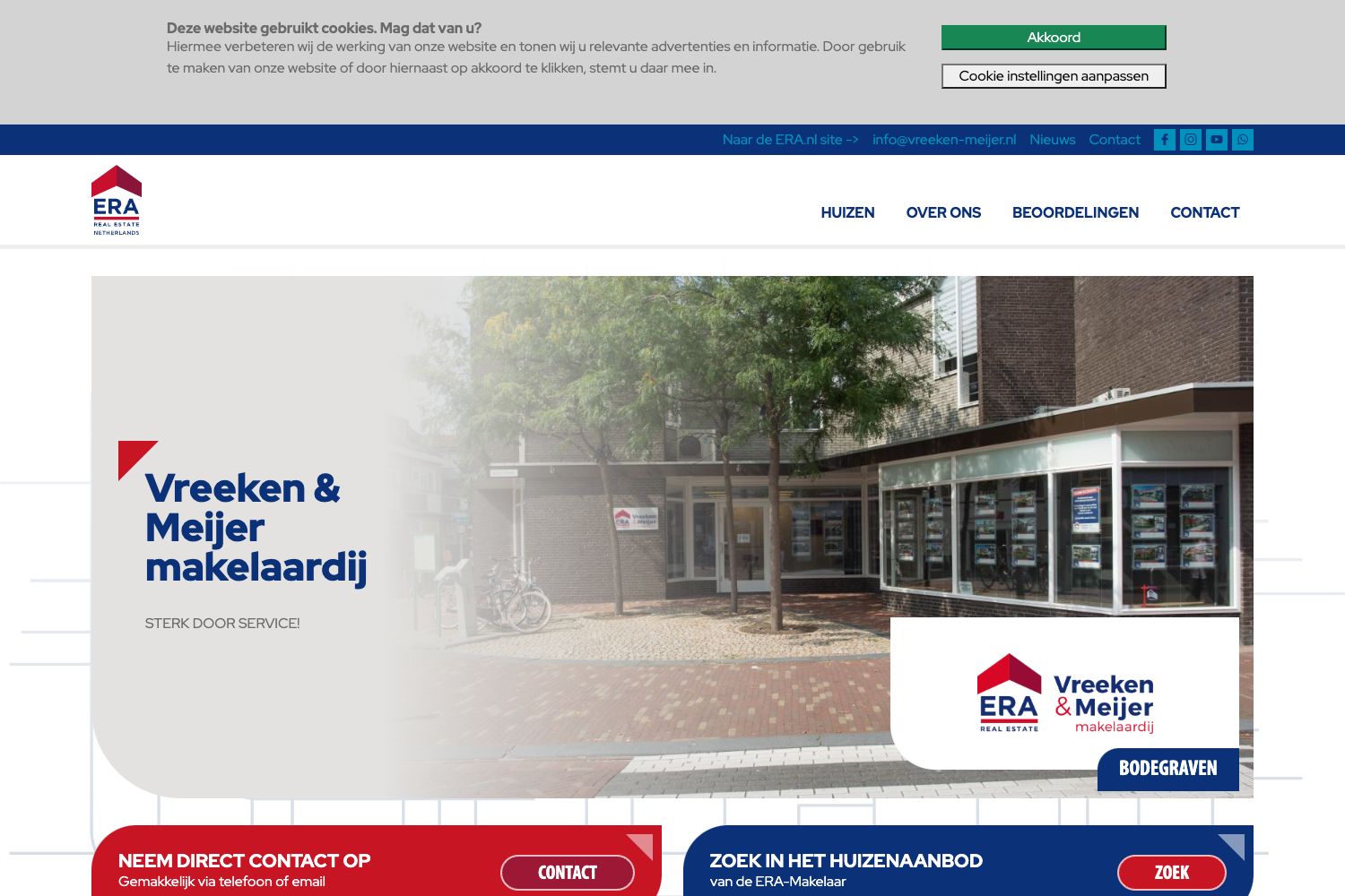 Website screenshot https://vreeken-meijer.nl